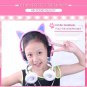 LED Light Cat Ear Headphone Earphone Flash Glowing Headset Foldable Bluetooth