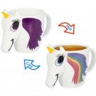 Color Changing Unicorn Cup For Kids Magic Ceramic Mug Coffee Heat Sensitive