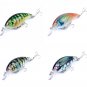 4pcs/lot Fishing Lure Wobbler Crankbait Minnow Artificial Hard Bait For Bass