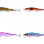 7pcs/lot Fishing Crankbait Lures Jerk Bait Minnow Wobbler Hooks Tackle For Bass
