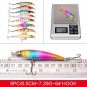43pcs/lot Fishing Lure Crankbait Wobbler Minnow Bait Tackle Set For Bass Pike