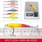 43pcs/lot Fishing Lure Crankbait Wobbler Minnow Bait Tackle Set For Bass Pike