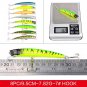 43pcs/lot Fishing Lure Crankbait Wobbler Minnow Bait Tackle Set For Bass Pike