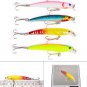 43pcs/lot Fishing Lure Crankbait Wobbler Minnow Bait Tackle Set For Bass Pike