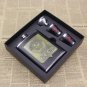 Flask Set Cccp Stainless Steel Hip Faux Leather Wrapped Flagon 7oz Russia Gift