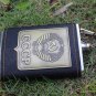 Flask Set Cccp Stainless Steel Hip Faux Leather Wrapped Flagon 7oz Russia Gift