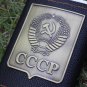 Flask Set Cccp Stainless Steel Hip Faux Leather Wrapped Flagon 7oz Russia Gift
