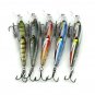 5pcs Fishing Minnow Lures Bait Artificial Fish Crankbait Tackle Wobbler Jerkbait