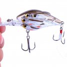 Crankbait Fishing Lures Minnow Wobbler Artificial Bait Tackle Bass Treble Hooks