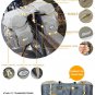 Cycling Seat Storage Bag Bicycle Rack Back Rear Large Carrier Double Pannier 50L