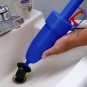 Drain Pipe Cleaner Pump High Pressure Air Blaster Plunger Sink Clog Remover Wc