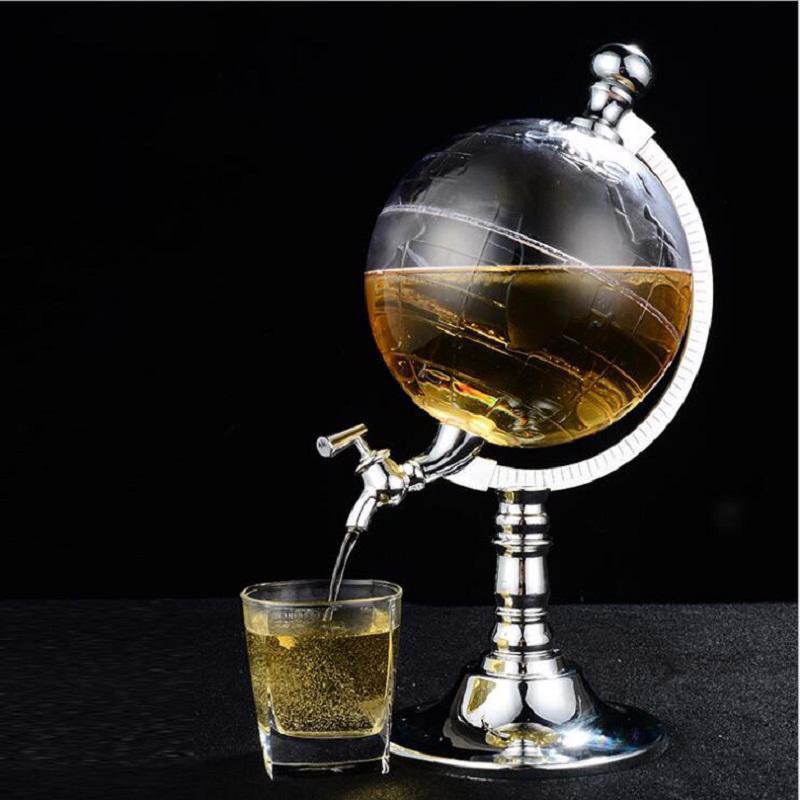 Globe Water Dispenser Beer Machine Beverage Unique Decorative Drinks Home Decor