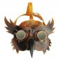 Reenactment Plague Doctor Steampunk Bird Leather Mask Halloween Gothic Cosplay