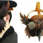 Reenactment Plague Doctor Steampunk Bird Leather Mask Halloween Gothic Cosplay