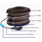 Inflatable Travel Neck Pillow Cervical Traction Collar Pain Relief Brace Support