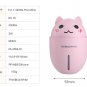 Air Humidifier Aroma Lamp 3 in 1 USB Oil Diffuser Mist Fogger LED Light Mini Fan