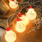 Christmas Tree Snowman Ball Led Lights String Party Home Decoration Lighting