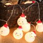 Christmas Tree Snowman Ball Led Lights String Party Home Decoration Lighting