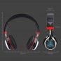 Foldable Bluetooth Headphones Wireless Led Flashing Ear Headset Mic FM Radio