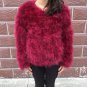 Real Fur Coat Jacket Women Rabbit Winter Short Overcoat New Outwear Genuine Warm