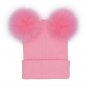 Hat Women Fur Winter Warm Ski Cap Beanie Knit Crochet Pom Girls Fashion Ball