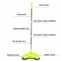 Floor Cleaning Sweeper Broom Mop Push Hand Household Spin Home Dust