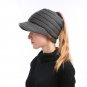 Ponytail Winter Hat Cap For Women Girl Knit Warm Beanie Messy High Bun Skull