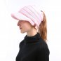 Ponytail Winter Hat Cap For Women Girl Knit Warm Beanie Messy High Bun Skull