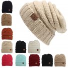 Beanies Winter Warm Hat For Women Men Knit Skull Slouchy Cap Ski Cuff Plain New