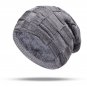 Winter Hat And Scarf Set For Men Women Scarves Knitted Fur Ski Warm Cap Beanie
