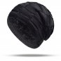 Winter Hat And Scarf Set For Men Women Scarves Knitted Fur Ski Warm Cap Beanie