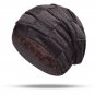Winter Hat And Scarf Set For Men Women Scarves Knitted Fur Ski Warm Cap Beanie