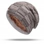 Winter Hat And Scarf Set For Men Women Scarves Knitted Fur Ski Warm Cap Beanie