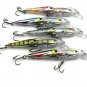 5pcs Set Fishing Lures Minnow Bait Artificial Crankbait Tackle Wobbler Jerkbait