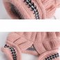 Women Winter Hat And Gloves Set Knit Fur Pom Pom Ball Beanie Girls Warm Ski Cap