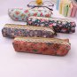 Pen Pencil Case Makeup Cosmetic Bag Floral Flower Pouch Lace Canvas Dot School