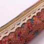 Pen Pencil Case Makeup Cosmetic Bag Floral Flower Pouch Lace Canvas Dot School