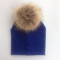 Winter Kids Hat Cap Baby For Boy Girls Cotton Newborn Photography Pom Pom Fur