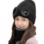 Winter Knitted Hat With Glasses Warm Beanies Skull Ski Women Men Cap New