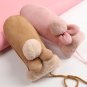 Winter Women Gloves Soft Warm Mittens Fingerless Faux Rabbit Fur Knitted New