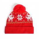 Winter Hat For Girls Women Beanie Warm Cap Christmas Elk Ski Knit Pom Pom New