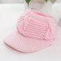 Women Winter Hat Empty Top Ponytail Beanie Rabbit Fur Knitted Girls Warm Cap