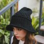 Winter Women Hat Wool Knit Warm Ski Cap Knitted Beanie Xmas Gift Black Slouchy