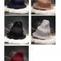 Winter Women Hat Wool Knit Warm Ski Cap Knitted Beanie Xmas Gift Black Slouchy