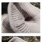 Winter Women Hat Wool Knit Warm Ski Cap Knitted Beanie Xmas Gift Black Slouchy