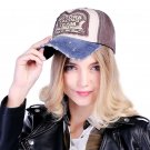 Vintage Baseball Cap Hat Summer Distressed Solid Adjustable Snapback Golf Sun