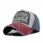 Vintage Baseball Cap Hat Summer Distressed Solid Adjustable Snapback Golf Sun