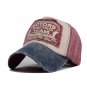 Vintage Baseball Cap Hat Summer Distressed Solid Adjustable Snapback Golf Sun