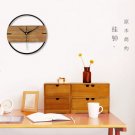 Wall Clock Bamboo Wooden Natural Watch Home Decor Living Room Creative Art Gift