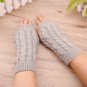 Women Gloves Winter Arm Warmer Knitted Long Fingerless Mitten Thermal Fashion